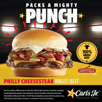 Carls-Jr.-Philly-Cheesesteak-Angus-Beef-Burger-Deal-350x350 29 Nov 2022 Onward: Carl's Jr. Philly Cheesesteak Angus Beef Burger Deal