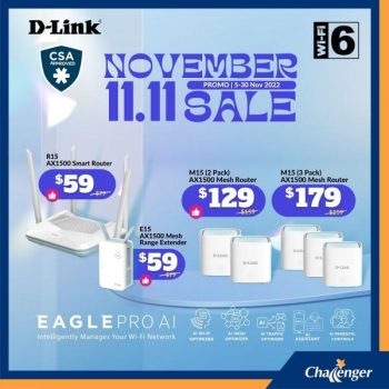 Challenger-D-Link-November-11.11-Sale-350x350 5-30 Nov 2022: Challenger D-Link November 11.11 Sale
