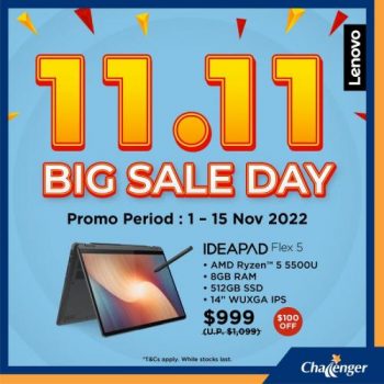 Challenger-Lenovo-11.11-Sale-1-350x350 1-15 Nov 2022: Challenger Lenovo 11.11 Sale