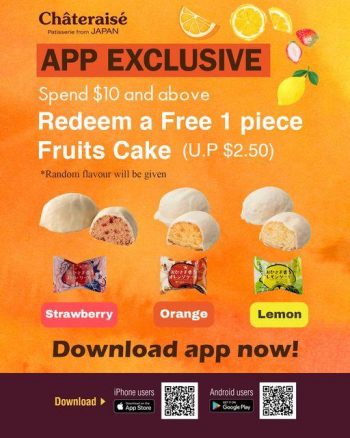 Chateraise-Free-Fruits-Cake-Promotion-350x438 Now till 30 Nov 2022: Chateraise Free Fruits Cake Promotion