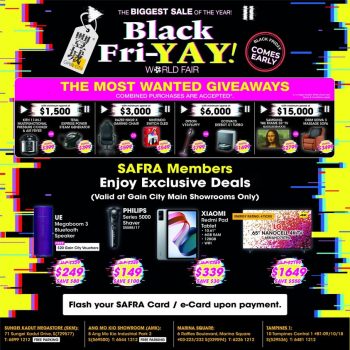 Gain-City-Black-Fri-YAY-World-Fair-with-Safra-350x350 Now till 27 Nov 2022: Gain City Black Fri-YAY World Fair with Safra