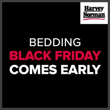 Harvey-Norman-Bedding-Black-Friday-Comes-Early-Sale-350x350 Now till 13 Nov 2022: Harvey Norman Bedding Black Friday Comes Early Sale