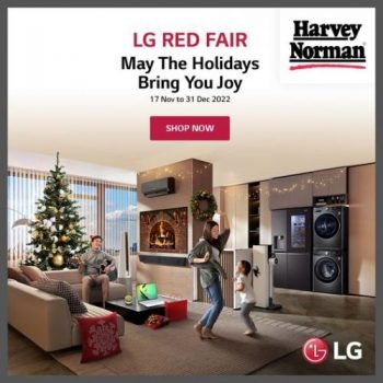 Harvey-Norman-LG-Red-Fair-Promotion-350x350 17 Nov-31 Dec 2022: Harvey Norman LG Red Fair Promotion