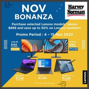 Harvey-Norman-Lenovo-November-Bonanza-Sale-350x350 4-15 Nov 2022: Harvey Norman Lenovo November Bonanza Sale