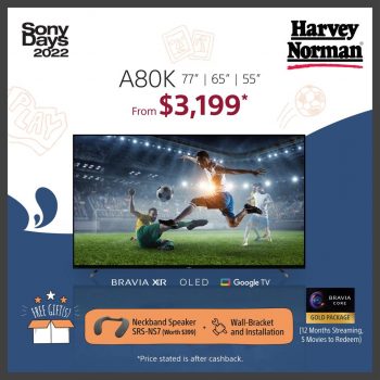 Harvey-Norman-Sonys-BRAVIA-XR-TV-Deals-350x350 11 Nov 2022 Onward: Harvey Norman Sony's BRAVIA XR TV Deals