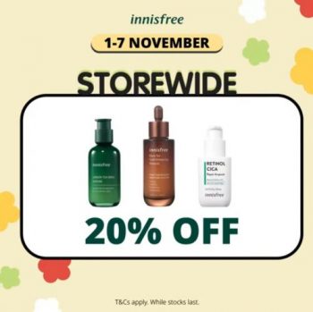 Innisfree-Thank-You-Sale-at-NorthPoint-City-1-350x349 1-7 Nov 2022: Innisfree Thank You Sale at NorthPoint City