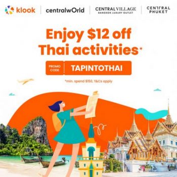 Klook-Thai-Activities-12-OFF-Promotion-350x350 18 Nov 2022-31 Mar 2023: Klook Thai Activities $12 OFF Promotion