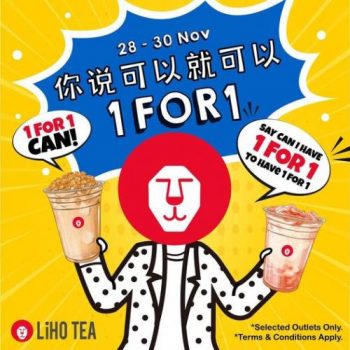 LiHO-TEA-1-For-1-Promotion-350x350 28-30 Nov 2022: LiHO TEA 1 For 1 Promotion