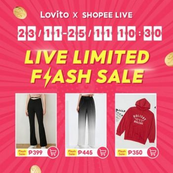 Lovito-Shopee-Live-Flash-Sale-1-350x350 23-25 Nov 2022: Lovito Shopee Live Flash Sale