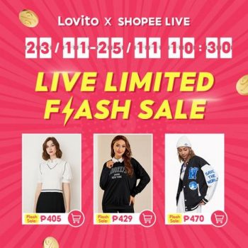 Lovito-Shopee-Live-Flash-Sale-2-350x350 23-25 Nov 2022: Lovito Shopee Live Flash Sale