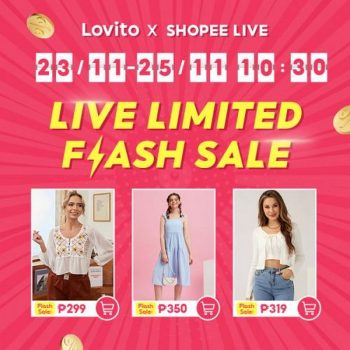 Lovito-Shopee-Live-Flash-Sale-350x350 23-25 Nov 2022: Lovito Shopee Live Flash Sale