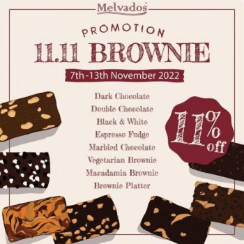 MELVADOS-11.11-Brownie-Promotion-350x350 7-13 Nov 2022: MELVADOS 11.11 Brownie Promotion