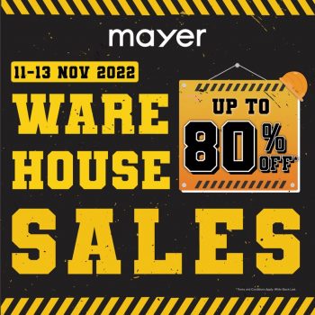 Mayer-Warehouse-Sale-350x350 11-13 Nov 2022: Mayer Warehouse Sale