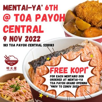 Mentai-Ya-Japanese-Cuisine-Special-Deal-at-Toa-Payoh-Central-350x350 9 Nov 2022: Mentai-Ya Japanese Cuisine Special Deal at Toa Payoh Central