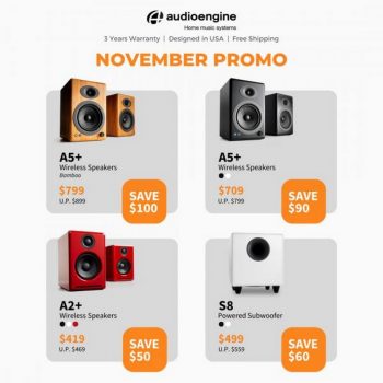 Stereo-Electronics-Audioengine-November-Promotion-350x350 Now till 30 Nov 2022: Stereo Electronics Audioengine November Promotion