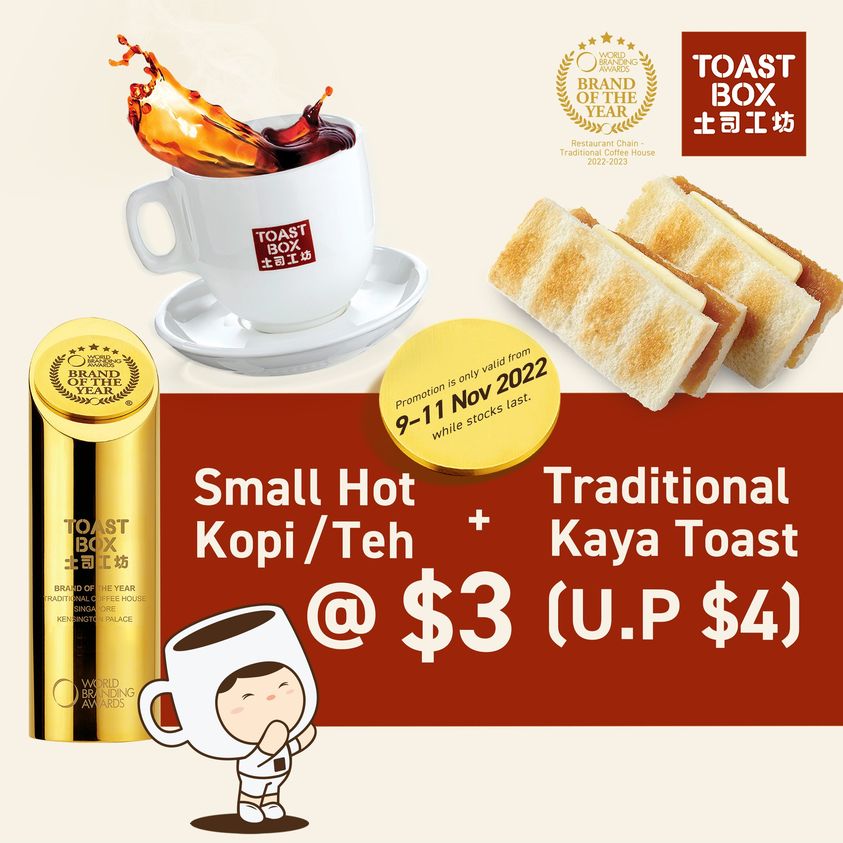 911 Nov 2022 Toast Box Special Deal