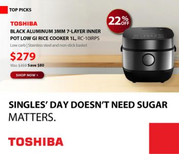 Toshiba-Singles-Day-Promo-350x303 9 Nov 2022 Onward: Toshiba Singles’ Day Promo
