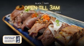 Black-Fairy-Sushi-Grill-Special-Deal-with-Safra-350x190 Now till 30 Jun 2023: Black Fairy Sushi & Grill Special Deal with Safra