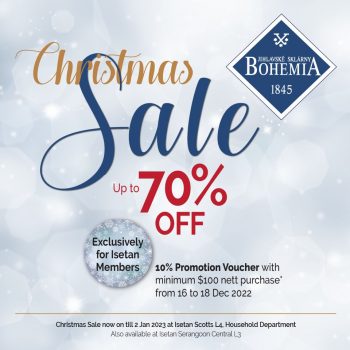 Bohemia-Christmas-Sale-at-Isetan-350x350 16-18 Dec 2022: Bohemia Christmas Sale at Isetan