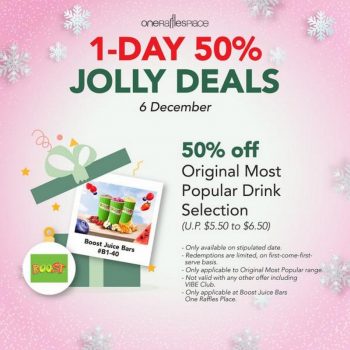 Boost-Juice-Bars-Jolly-Deals-Promotion-at-One-Raffles-Place-350x350 6 Dec 2022: Boost Juice Bars Jolly Deals Promotion at One Raffles Place