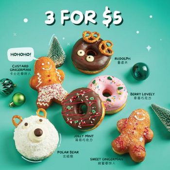 BreadTalk-Christmas-Donuts-3-for-5-Promotion-350x350 Now till 25 Dec 2022: BreadTalk Christmas Donuts 3 for $5 Promotion