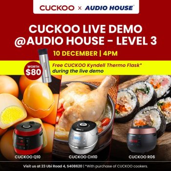 CUCKOO-Live-Demo-at-Audio-House-Hub-350x350 10 Dec 2022: CUCKOO Live Demo at Audio House Hub
