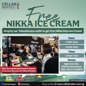 Cellarbration-Free-Nikka-Ice-Cream-Deal-350x350 17-24 Dec 2022: Cellarbration Free Nikka Ice Cream Deal
