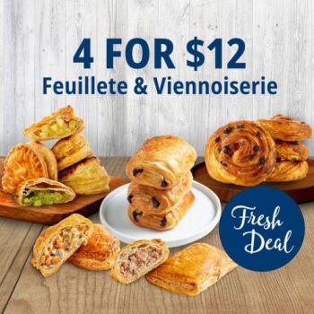 Delifrance-Feuilletes-Viennoiseries-4-for-12-Promotion-350x350 Now till 31 Jan 2023: Delifrance Feuilletes & Viennoiseries 4 for $12 Promotion