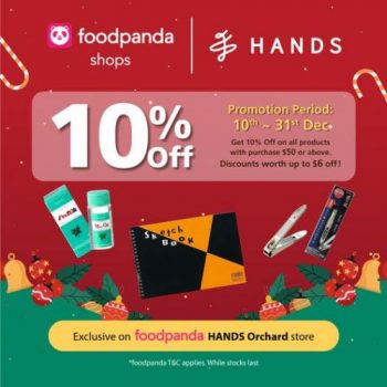 HANDS-Orchard-FoodPanda-Christmas-Promotion-350x350 10-31 Dec 2022: HANDS Orchard FoodPanda Christmas Promotion