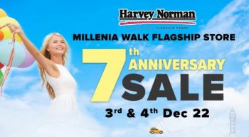 Harvey-Norman-7th-Anniversary-Sale-at-Millenia-Walk-350x193 3-4 Dec 2022: Harvey Norman 7th Anniversary Sale at Millenia Walk