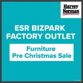 Harvey-Norman-ESR-BizPark-Furniture-Pre-Christmas-Sale-350x350 13 Dec 2022 Onward: Harvey Norman ESR BizPark Furniture Pre-Christmas Sale