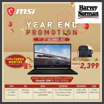 Harvey-Norman-MSI-Year-End-Promo-350x350 1-31 Dec 2022: Harvey Norman MSI Year End Promo