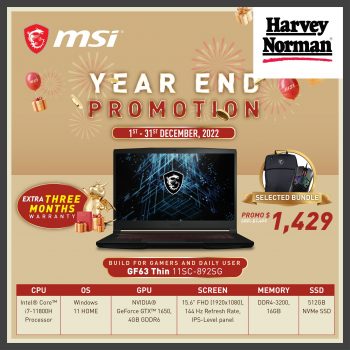 Harvey-Norman-MSI-Year-End-Promo-4-350x350 1-31 Dec 2022: Harvey Norman MSI Year End Promo