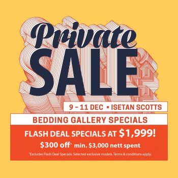Isetan-Bedding-Private-Sale-350x350 9-11 Dec 2022: Isetan Bedding Private Sale