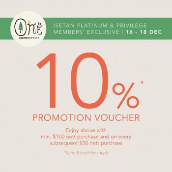 Isetan-Member-Exclusive-Deal-350x350 16-18 Dec 2022: Isetan Member Exclusive Deal