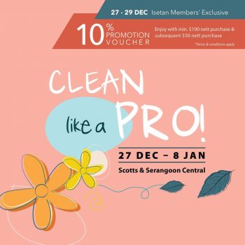 Isetan-Spring-Cleaning-Promo-350x350 Now till 8 Jan 2023: Isetan Spring Cleaning Promo