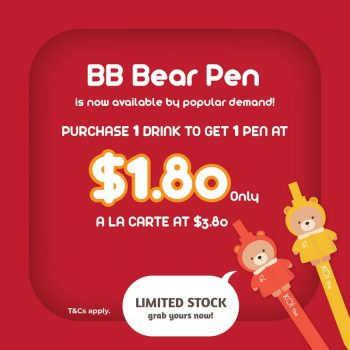 KOI-The-BB-Bear-Pen-Promo-350x350 28 Dec 2022 Onward: KOI Thé BB Bear Pen Promo