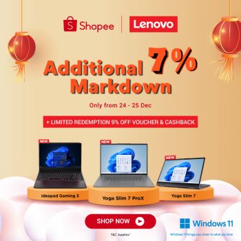 Lenovo-Christmas-Deals-in-Shopee-350x350 24-25 Dec 2022: Lenovo Christmas Deals in Shopee
