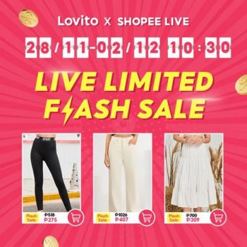 Lovito-Shopee-Live-Flash-Sale-2-350x350 30 Nov-2 Dec 2022: Lovito Shopee Live Flash Sale