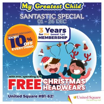 My-Greatest-Child-Santastic-Special-at-United-Square-Shopping-MallMy-Greatest-Child-Santastic-Special-at-United-Square-Shopping-Mall-350x350 1-26 Dec 2022: My Greatest Child Santastic Special at United Square Shopping Mall