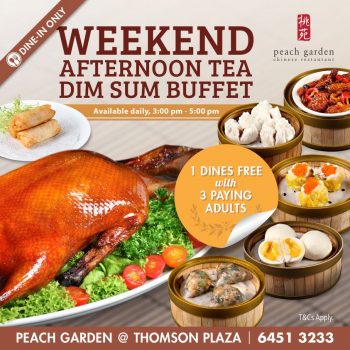 Peach-Garden-Weekend-Afternoon-Tea-Dim-Sum-Buffet-Deal-350x350 16 Dec 2022 Onward: Peach Garden Weekend Afternoon Tea Dim Sum Buffet Deal