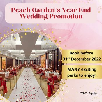 Peach-Garden-Year-End-Wedding-Promotion-350x350 Now till 31 Dec 2022: Peach Garden Year End Wedding Promotion