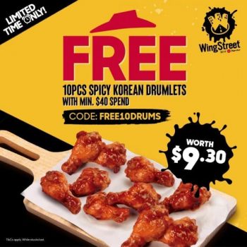 Pizza-Hut-Free-Spicy-Korean-Drumlets-350x350 13 Dec 2022 Onward: Pizza Hut Free Spicy Korean Drumlets