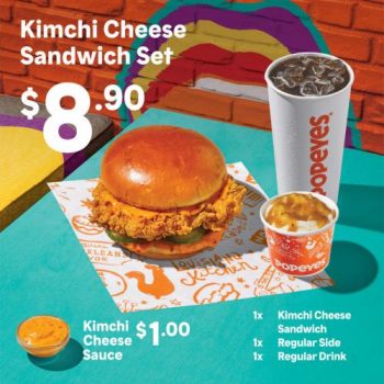 Popeyes-Kimchi-Cheese-Collection-Promotion-1-350x350 16 Dec 2022 Onward: Popeyes Kimchi Cheese Collection Promotion