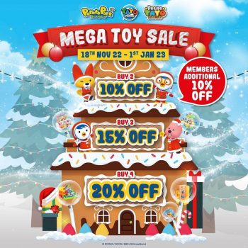 Pororo-Park-Mega-Toy-Sale-350x350 Now till 1 Jan 2023: Pororo Park Mega Toy Sale
