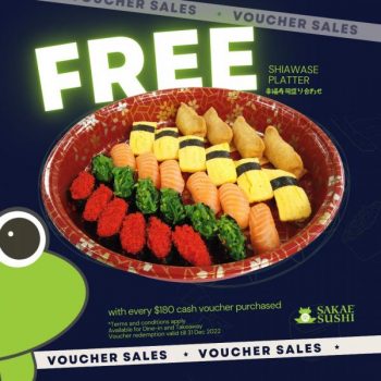 Sakae-Sushi-Free-Shiawase-Platter-Promotion-350x350 2 Dec 2022 Onward: Sakae Sushi Free Shiawase Platter Promotion