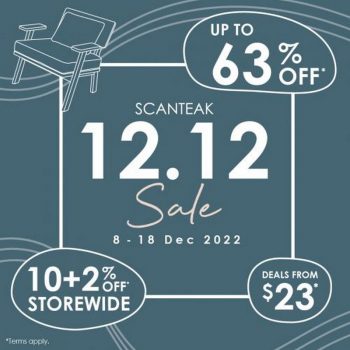 Scanteak-12.12-Sale-350x350 8-18 Dec 2022: Scanteak 12.12 Sale