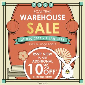 Scanteak-Warehouse-Sale-350x350 29 Dec 2022-2 Jan 2023: Scanteak Warehouse Sale