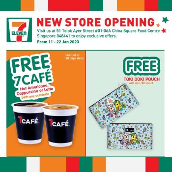 7-Eleven-New-Store-Opening-at-China-Square-350x350 Now till 22 Jan 2023: 7-Eleven New Store Opening at China Square