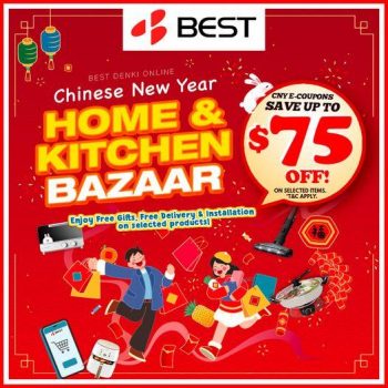 BEST-Denki-CNY-Home-Kitchen-Bazaar-Promotion-350x350 Now till 14 Jan 2023: BEST Denki CNY Home & Kitchen Bazaar Promotion